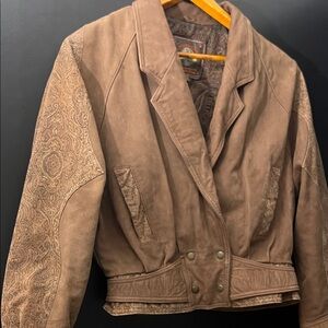Vntg. 100%leather jacket
